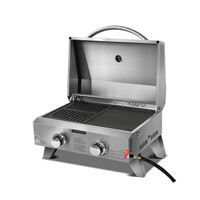 Grillz Portable Gas BBQ Grill with 2 Burner