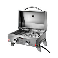 Grillz Portable 2 Burner Gas BBQ