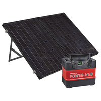 Projecta PH125 12V Portable Power-Hub & 12V 120W Monocrystalline Portable Folding Solar Panel Bundle