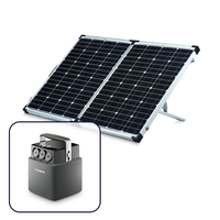 Dometic PLB40 40Ah Lithium Battery & 120W Folding Solar Panel Kit