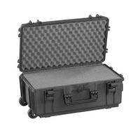 Max Cases + Trolley 520 x 200 Foam Case