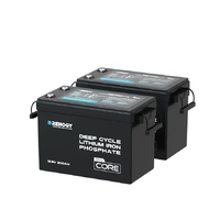 Renogy 12V 200Ah Core Mini Lithium Battery x2