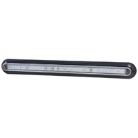Supex Slimline Combination Rear Lamp, Single Reverse with Black Base