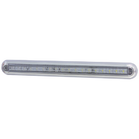 Supex Slimline Combination Rear Lamp, Single Stop/Tail/Reverse with Chrome Base