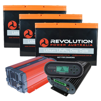 Revolution Power Ultimate High Draw 300Ah Lithium Battery & Redarc 3000W Inverter Solution