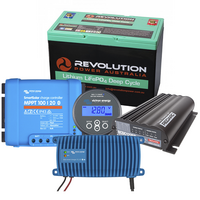 Revolution Power Entry Level 100Ah Low Draw Lithium Battery Solution with DC-DC