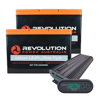 Revolution Power 200Ah Lithium and Redarc Manager 30 Caravan Charging Solution