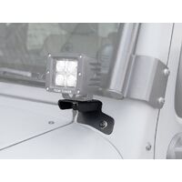 Jeep Wrangler JK/JKU Windshield Spot Light Brackets - by Front Runner