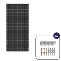 Renogy 200W 12V Monocrystalline Fixed Solar Panel