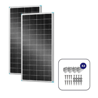 Renogy 2 x 200W 24V Monocrystalline Fixed Solar Panel