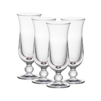 D-Still 320ml Unbreakable Hurricane Glass, Set of 4