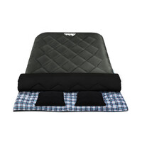 Weisshorn Grey Double Thermal Sleeping Bag -10°C to 15°C