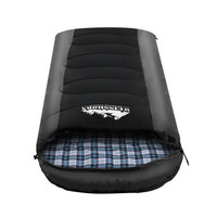 Weisshorn Sleeping Bag Camping Hiking Tent Winter Thermal Comfort 0 Degree Black