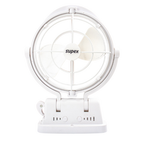Supex White 12/24V Caravan Fan