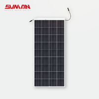 Sunman eArc 185W Flexible Solar Panel with Junction Box Underneath