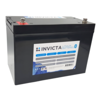 Invicta 12V 100Ah Lithium Battery with Bluetooth