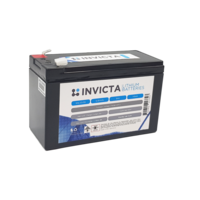 Invicta 12V 9Ah Lithium Battery with 4 Series Functionality