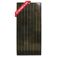  Enerdrive 100W 24V Fixed Solar Panel, Black