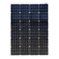 Enerdrive 150W Mono Crystalline Squat Fixed Solar Panel 