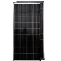 Enerdrive 2 x 190W Fixed Solar Panel Black, Twin Pack
