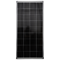 Enerdrive 190W Mono Crystalline Fixed Solar Panel, Black