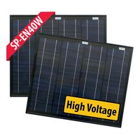 Enerdrive 2 x 40W 24V Fixed Solar Panel Twin Pack