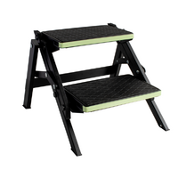 Supex Black Two Stage Aluminium Step