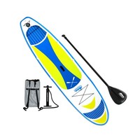 Weisshorn Yellow 3.35m Inflatable Stand Up Paddle Board with Adjustable Seat