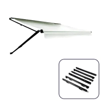 Aussie Traveller Sunburst Classic Roller Tube Charcoal/Black Awning