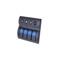 Thunder 12/24V LED 4 Way Rocker Switch Panel
