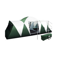 Weisshorn Green 12 Person Camping Tent with 3 Rooms