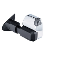 MSA 4x4 Chrome Power Fold Heated Towing Mirrors to suit Mitsubishi Triton (2015 - 2024)