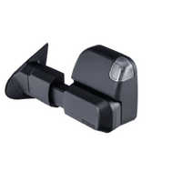 MSA 4x4 Black Power Fold Towing Mirrors to suit Mitsubishi Pajero Sport, Both Wires (2015 - Current)