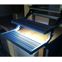 TRA Double Manual Caravan 12V Blue LED Light Step