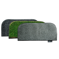 TRA Faux Grass Entry Step Mat with Rounded Top Corners