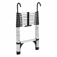 TRA 2.6m Portable Telescopic Ladder with Hooks and Carry Bag
