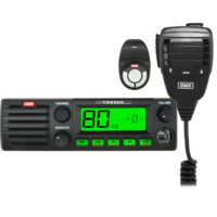 GME 5W DIN Mount UHF CB Radio with Wireless PTT and ScanSuite