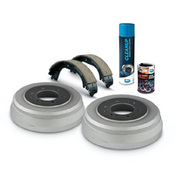 Bendix Ultimate 4WD Drum Brake Upgrade Kit to suit Nissan Navara (1997-2015) D22