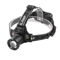 DZ LED Headlamp with Digital Display & Motion Sensor