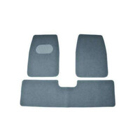 DZ Astro 3-Piece Carpet Car Mat - Grey
