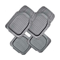 DZ Mystic 4-Piece Rubber Car Mat - Grey