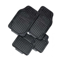 DZ Nova 4-Piece Rubber Car Mat - Black