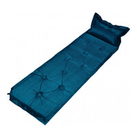 Trailblazer 9-Points Self-Inflatable Navy Air Mattress with Pillow