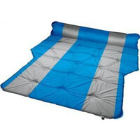 Trailblazer Self-Inflatable Light Blue Air Mattress with Bolsters & Pillow