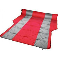 Trailblazer Self-Inflatable Red Air Mattress with Bolsters & Pillow