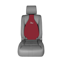 DZ 2 x Universal Suede Backrest - Red