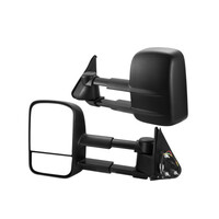San Hima Twin Pack Extendable Towing Side Mirrors to Suit Nissan Patrol GU Y61 1997-2016
