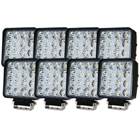 8X 80W LED FLOOD WORK LIGHT BAR LAMP PHILIPS LUMILEDS OFFROAD TRACTOR TRUCK 4WD