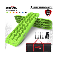 X-BULL Recovery Tracks with Carry Bag & 4 Mounting Pins - Green