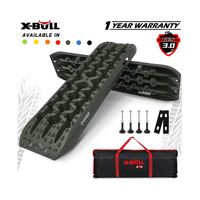 X-BULL Recovery Tracks with Carry Bag & 4 Mounting Pins - Olive